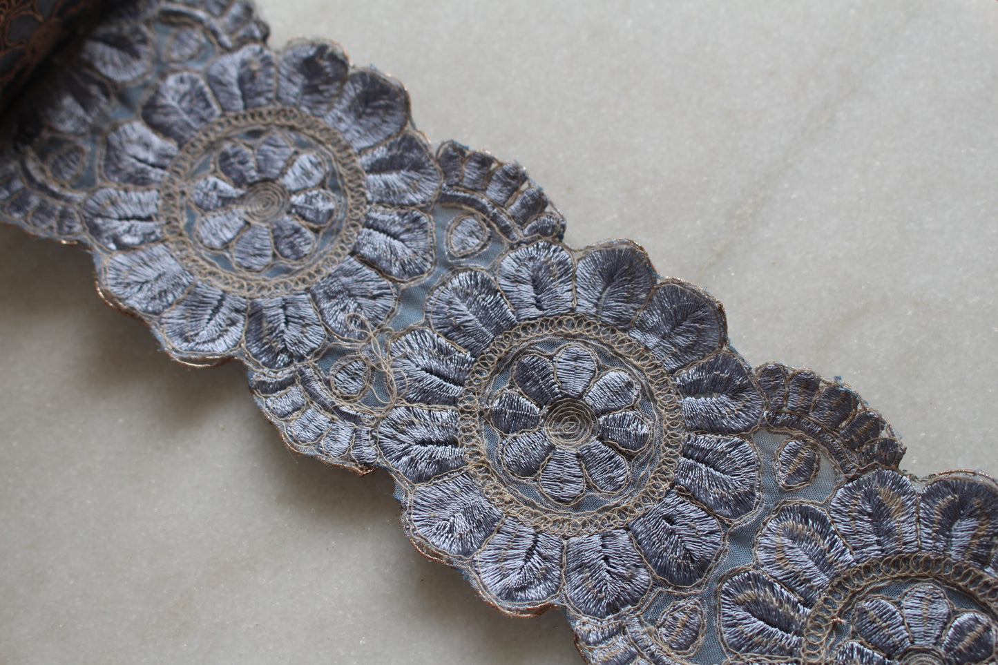 Flower ( Blue Gray Large - 2308291408 )