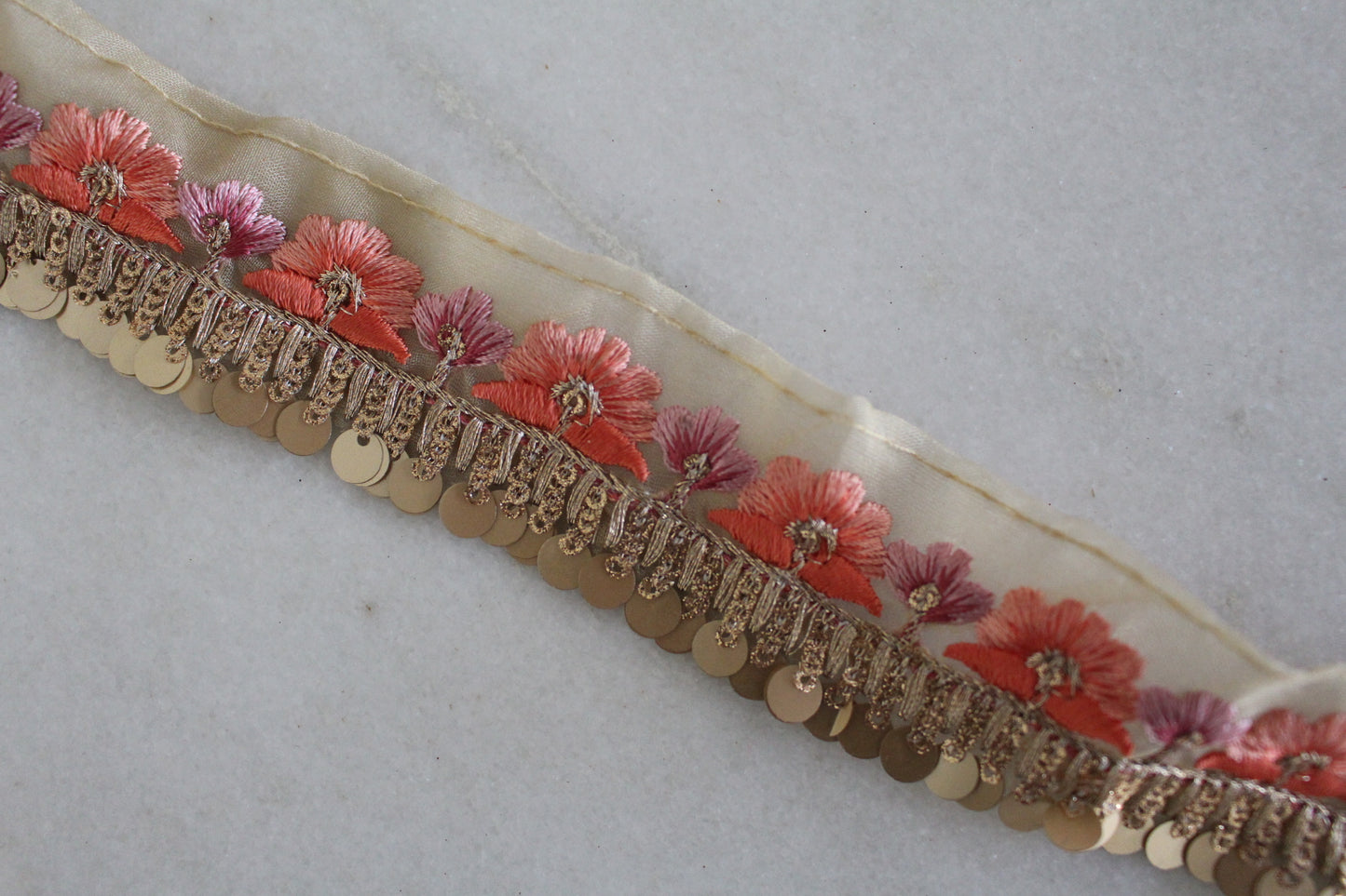 Flower Garden ( Cream × Pink - 1 )