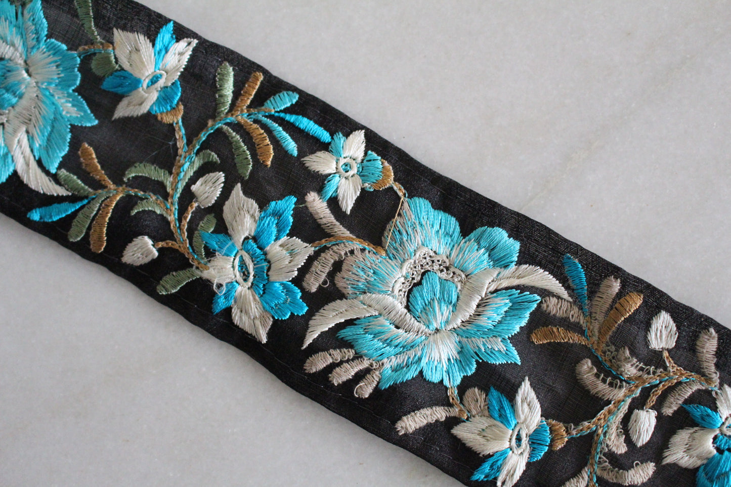Flower Elegant ( Black × Blue - 12340 )