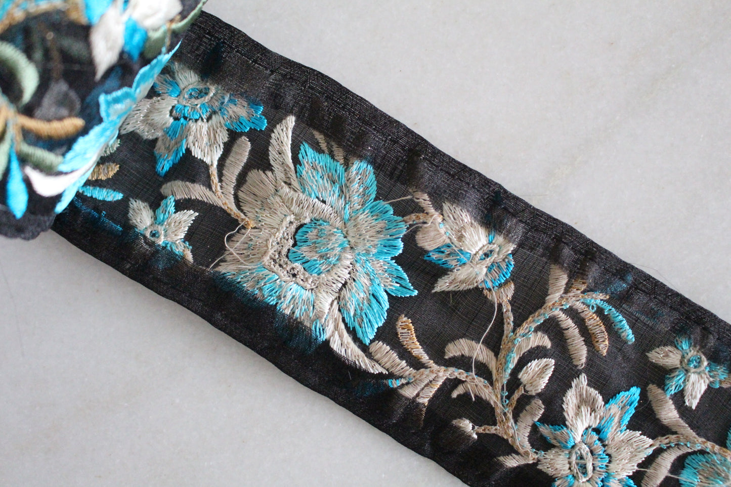 Flower Elegant ( Black × Blue - 12340 )