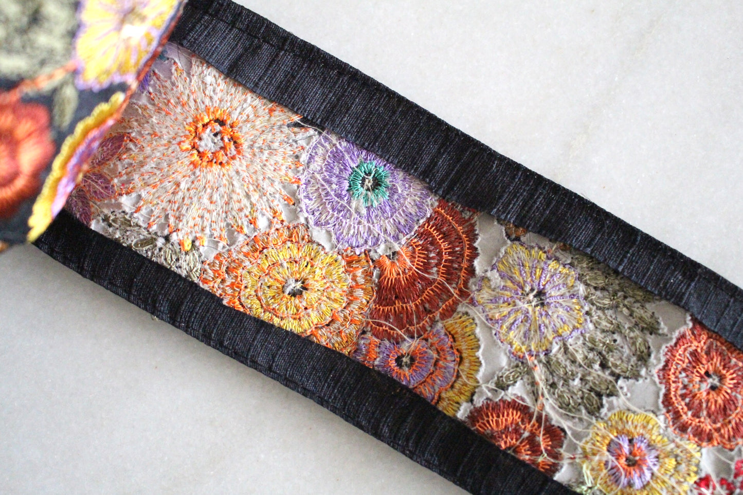 Flower Garden ( Black × Yellow Purple - 11405 )