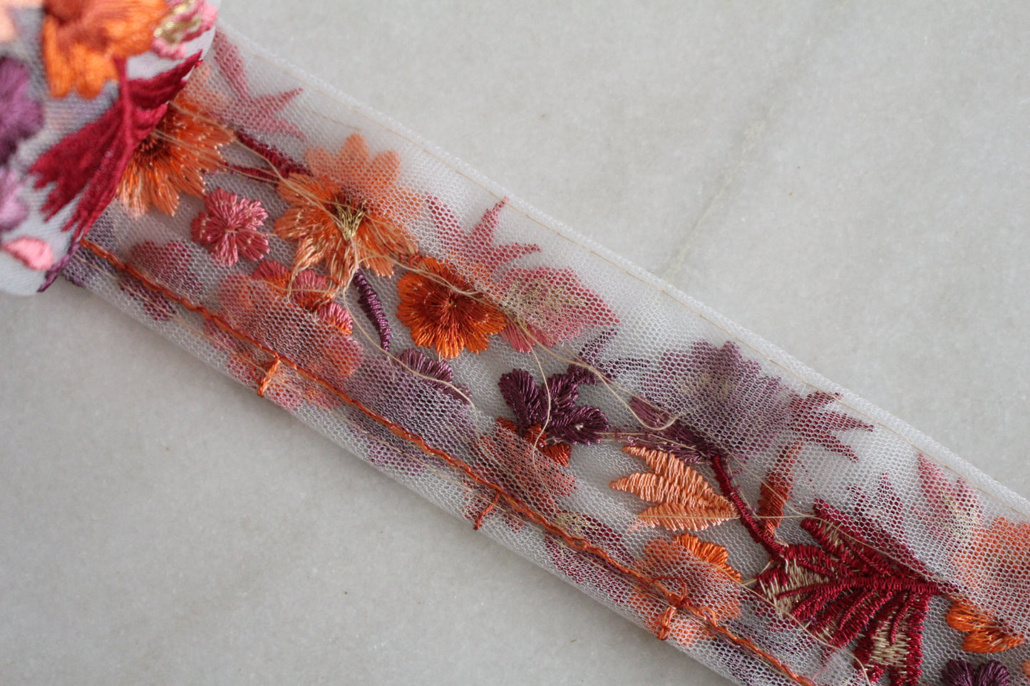 Flower Garden ( Purple Orange Flower - 22319 )