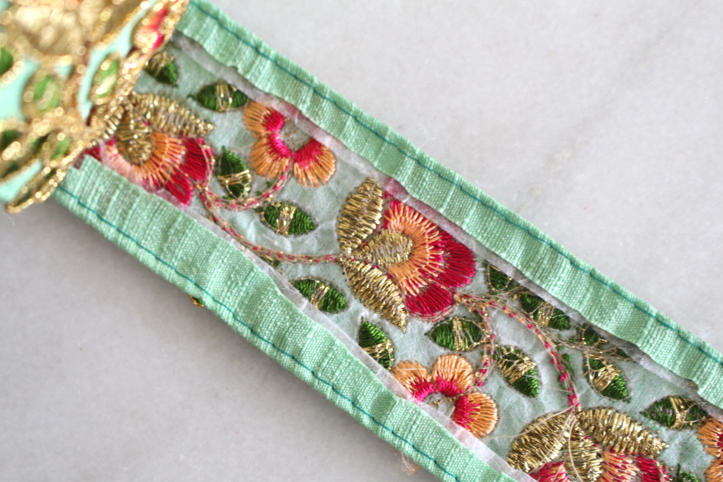 Flower Garden ( Green × Pink - 32616 )