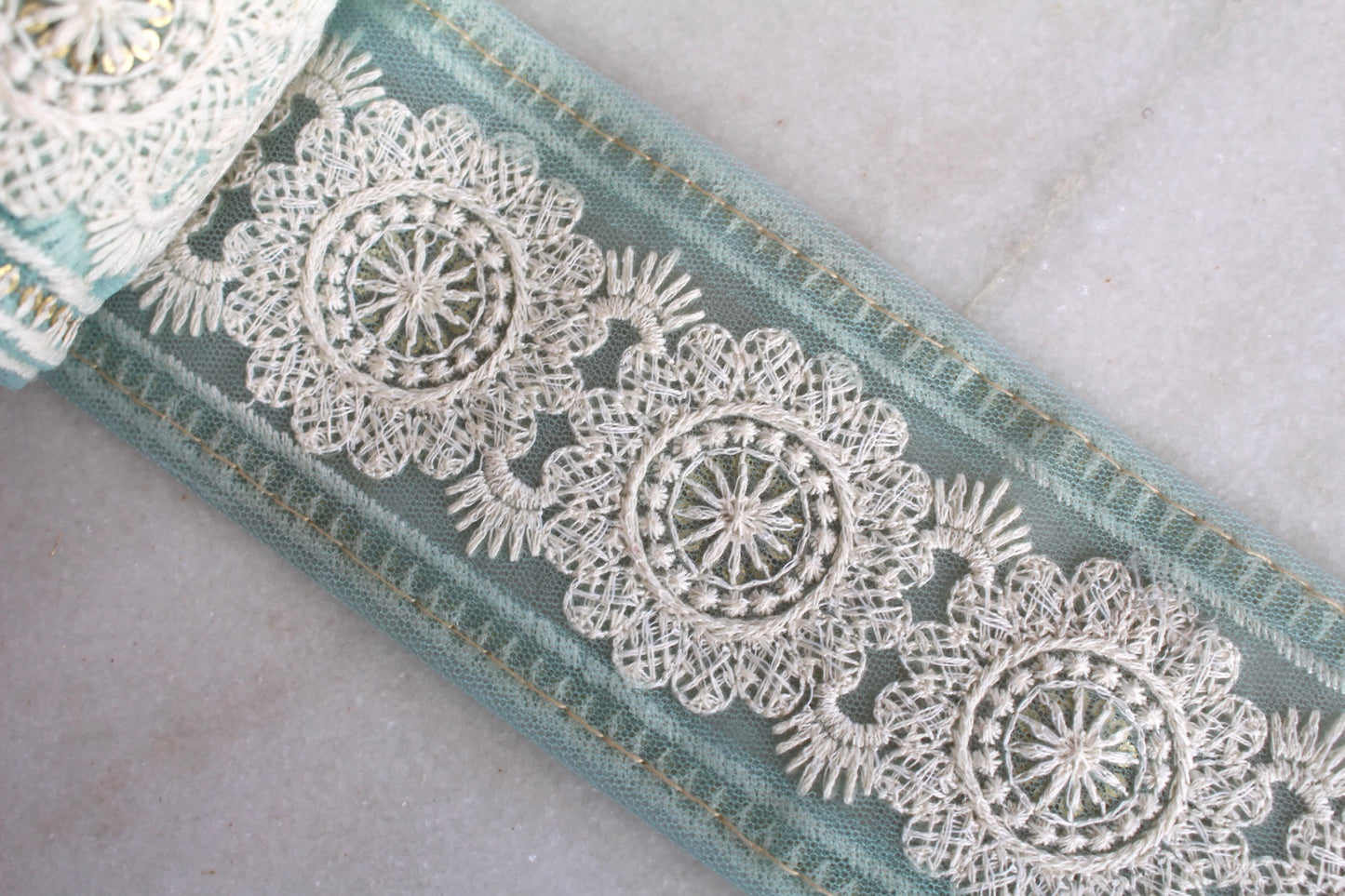 Flower ( Blue Green - 082504 )