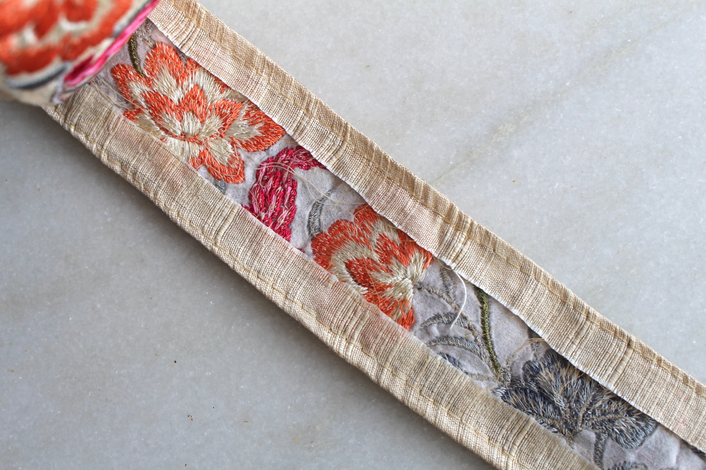 Flower Garden ( White × Blue Orange Flower - 082525 )