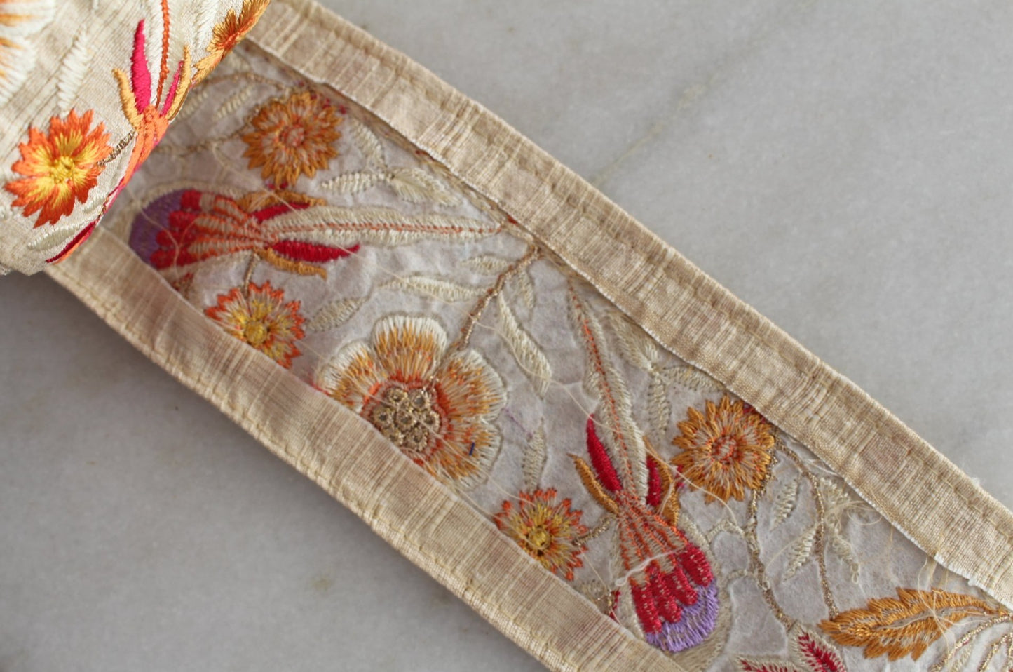 Flower Garden ( Birds White × Purple Orange - 092325 )