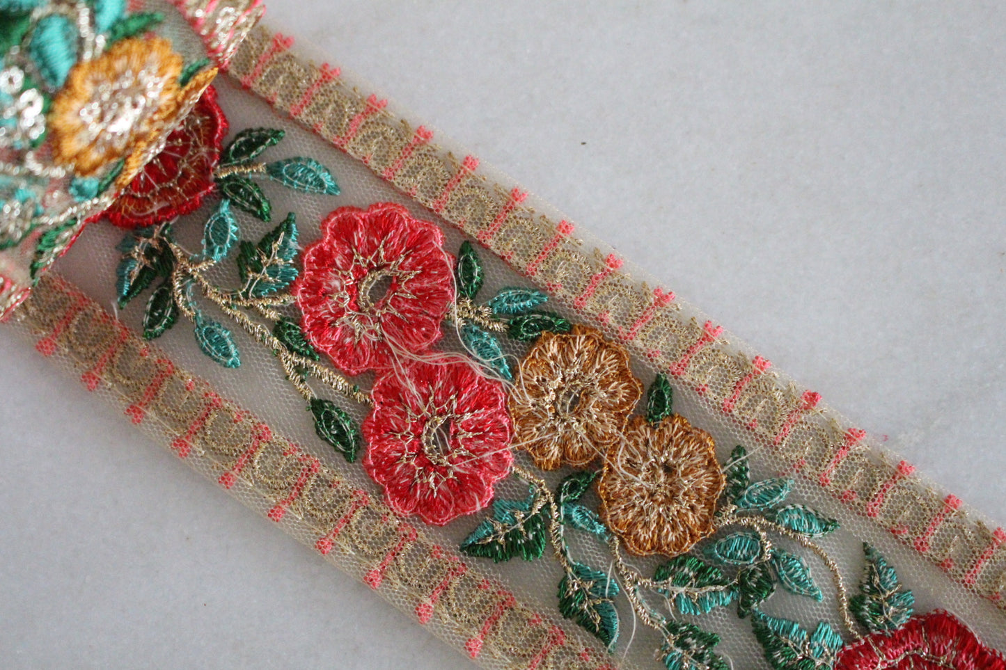 Flower Garden ( Red With Edge - 1 )