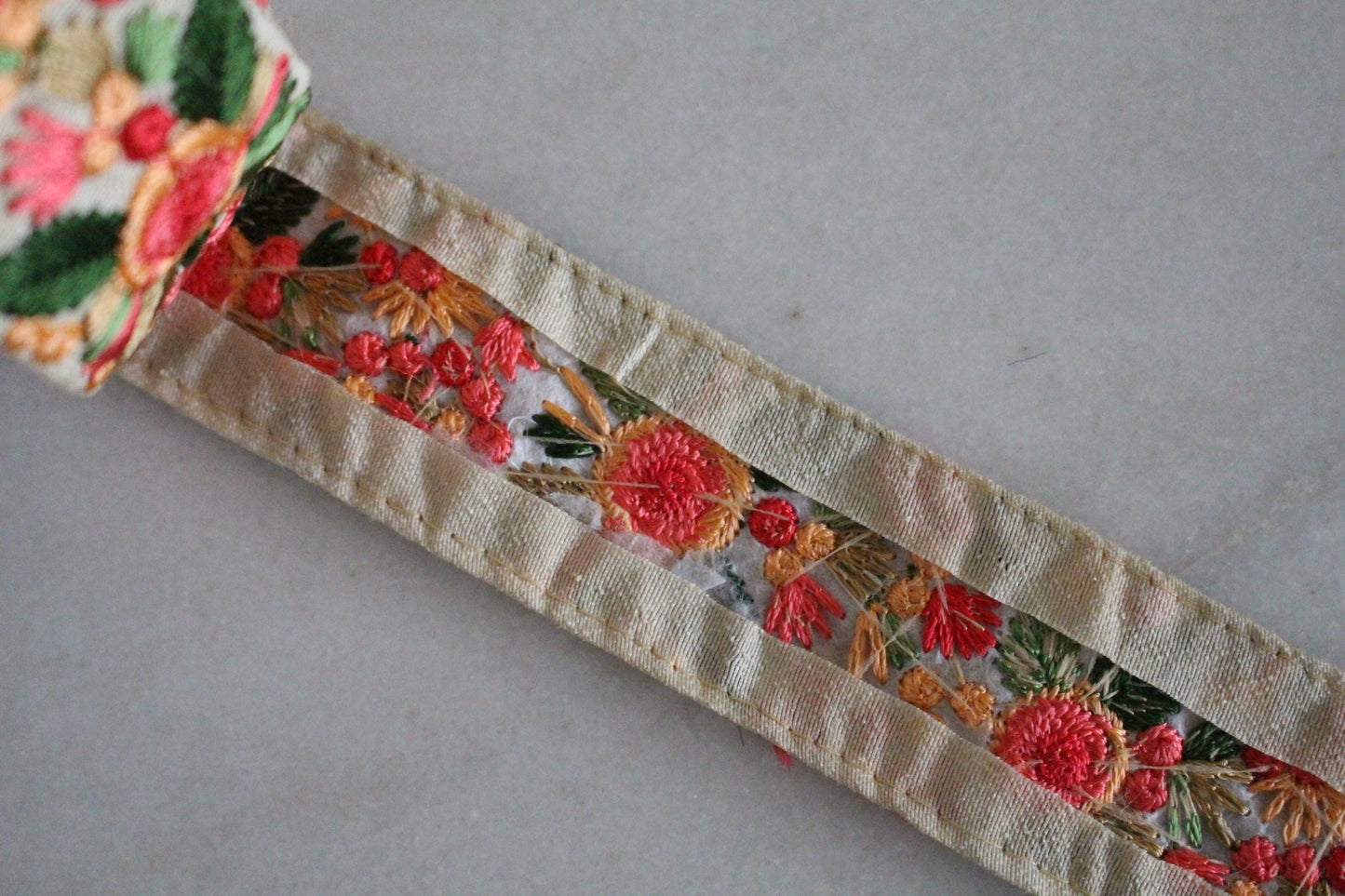 Flower Garden ( White × Pink Orange - 1 )