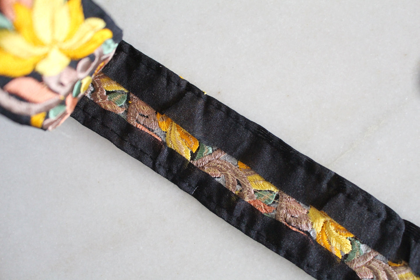 ◆Flower Elegant ( Black × Yellow - 2  )