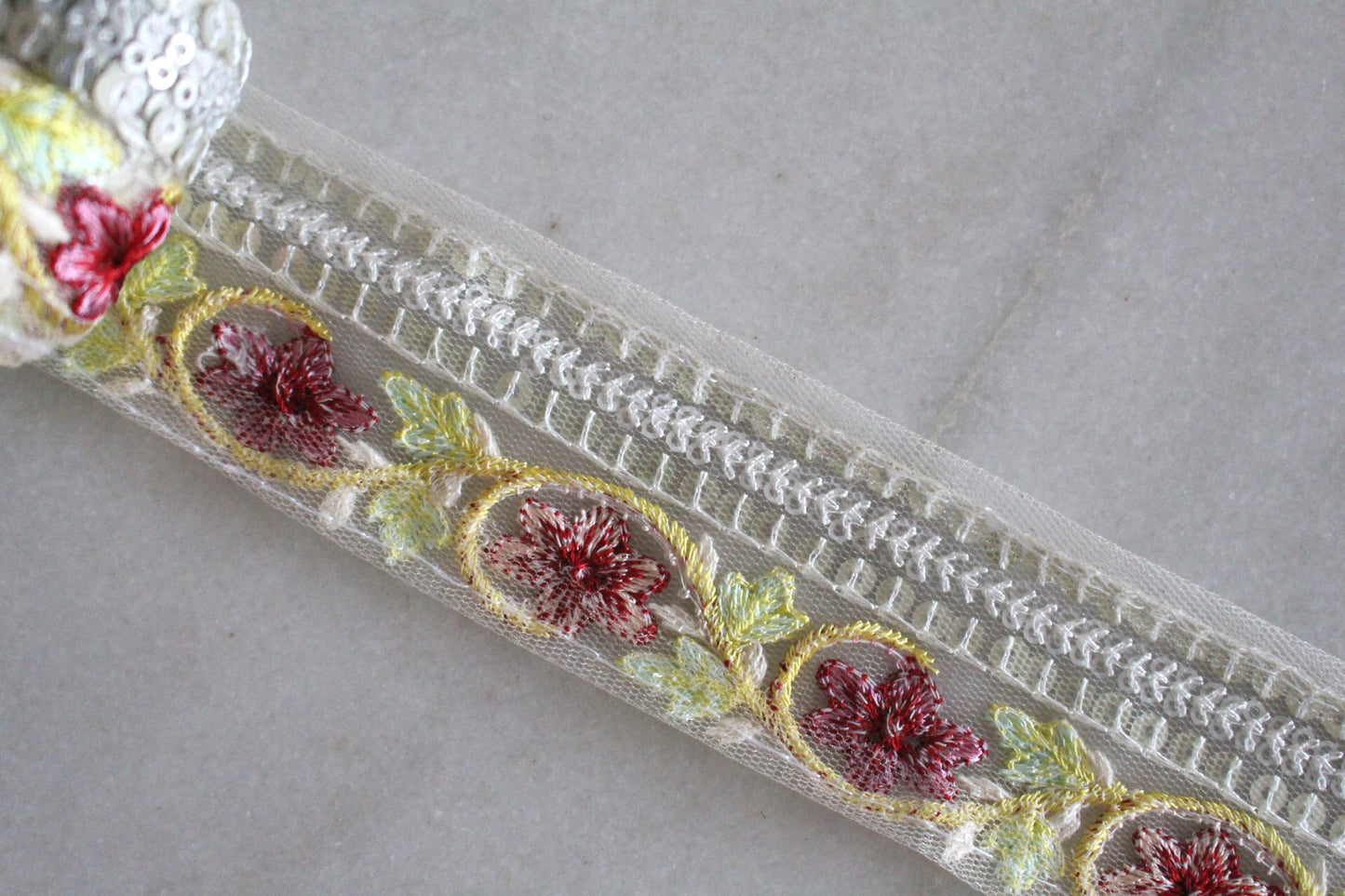 Flower Garden ( Silver × Yellow Red - 2 )