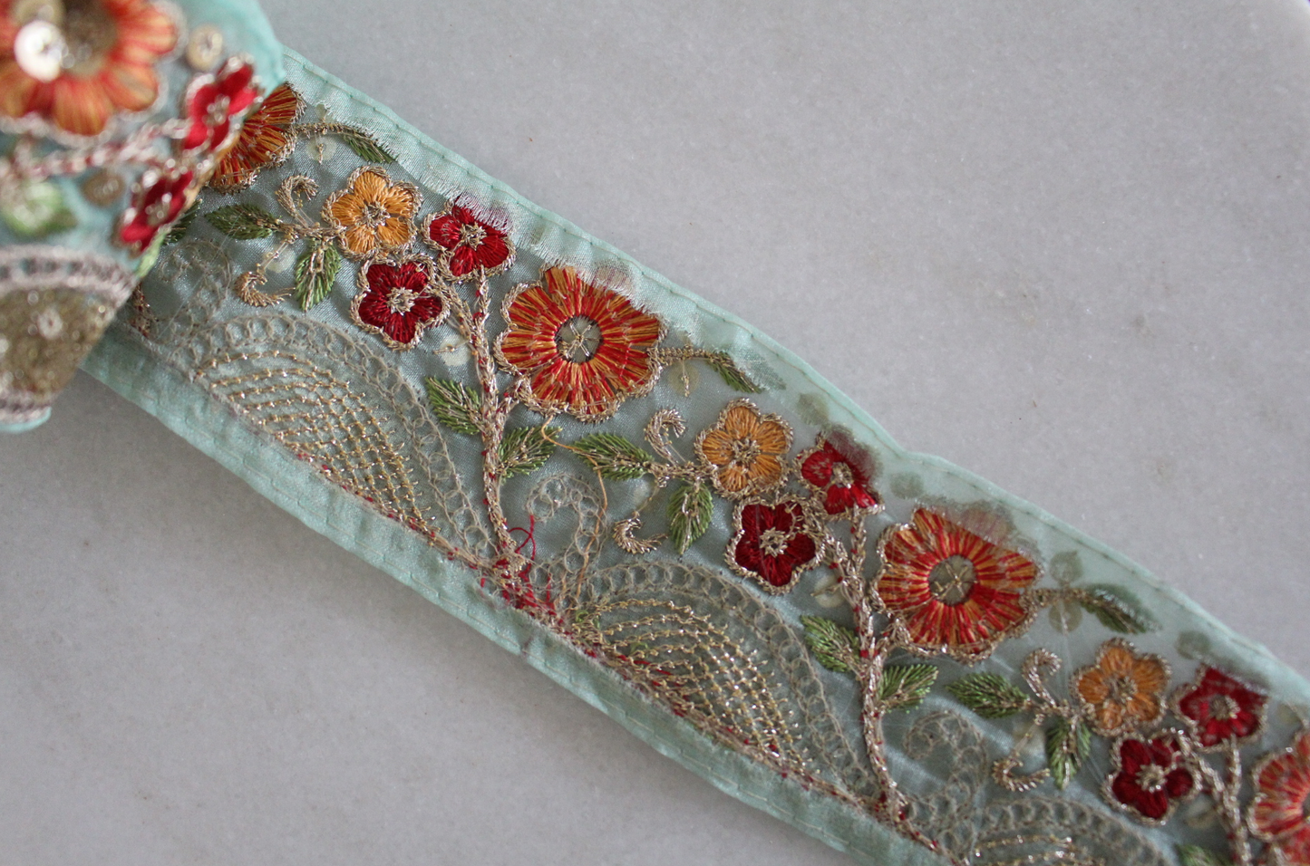 Flower Garden ( Light Green × Orange - 2 )