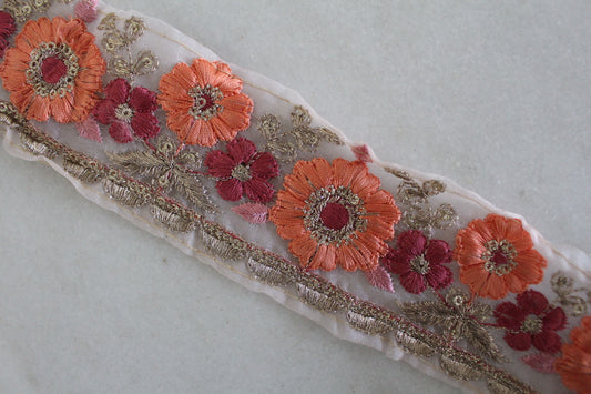 Flower Garden ( Plum × Orange - 1 )