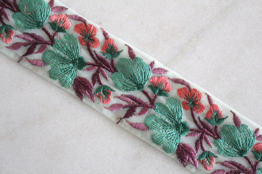 Flower Garden ( Green × Purple - 12350 )