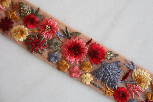 Flower Garden ( Orange Red Flower - 22316 )