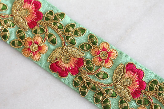 Flower Garden ( Green × Pink - 32616 )