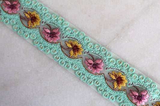 Flower Garden ( Blue × Yellow Pink - 082509 )