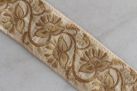 Flower ( Beige  Gold - 2942157 )