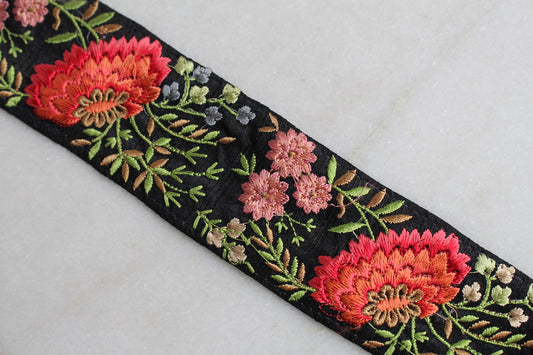 Flower Garden ( Black × Orange - 224292302 )