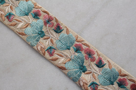 Flower Garden ( Beige Turquoise - 211191502 )