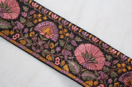 Flower Garden ( Black × Pink - 8 )