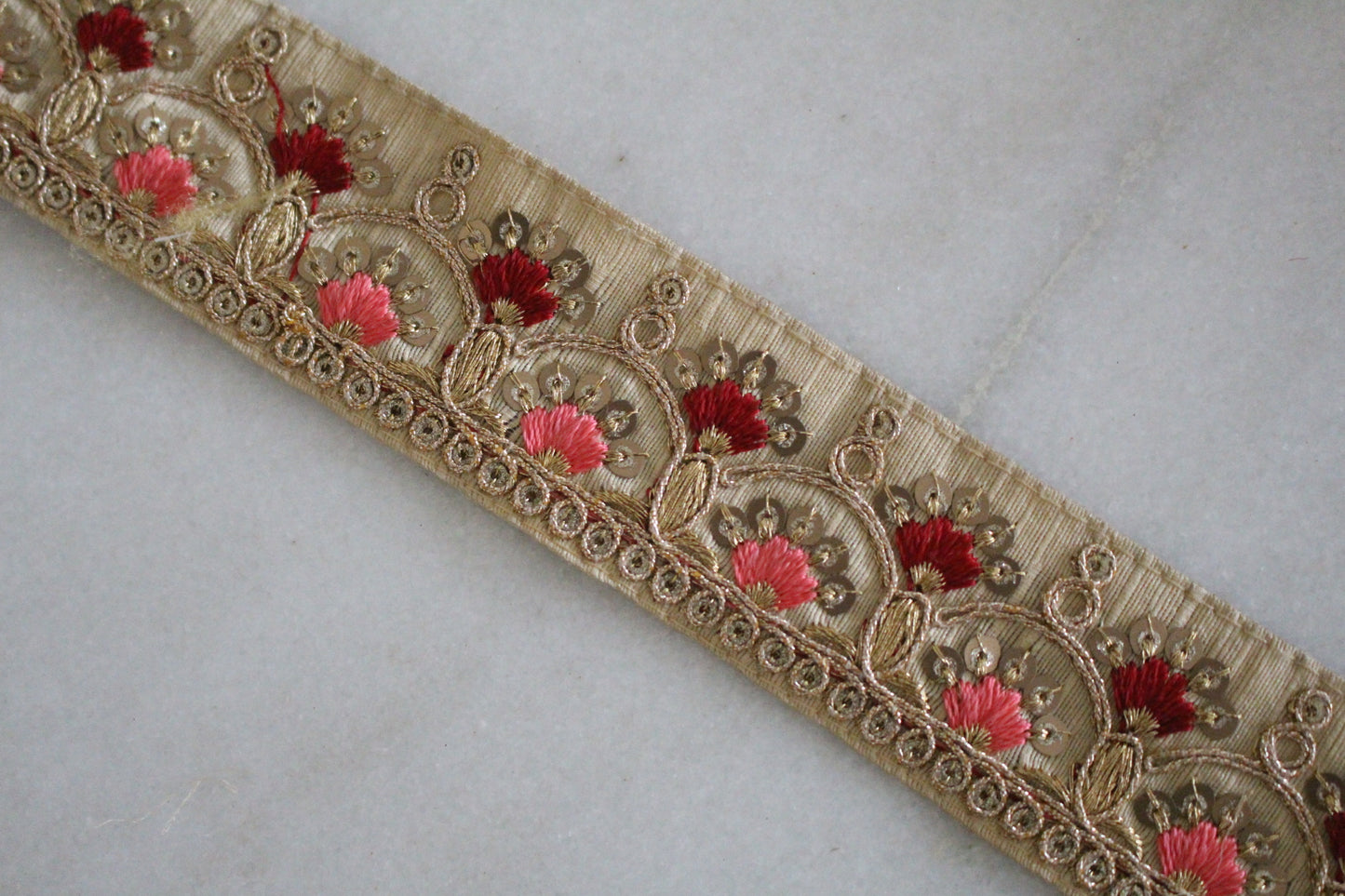 Flower Garden  ( Beige × Pink - 3 )