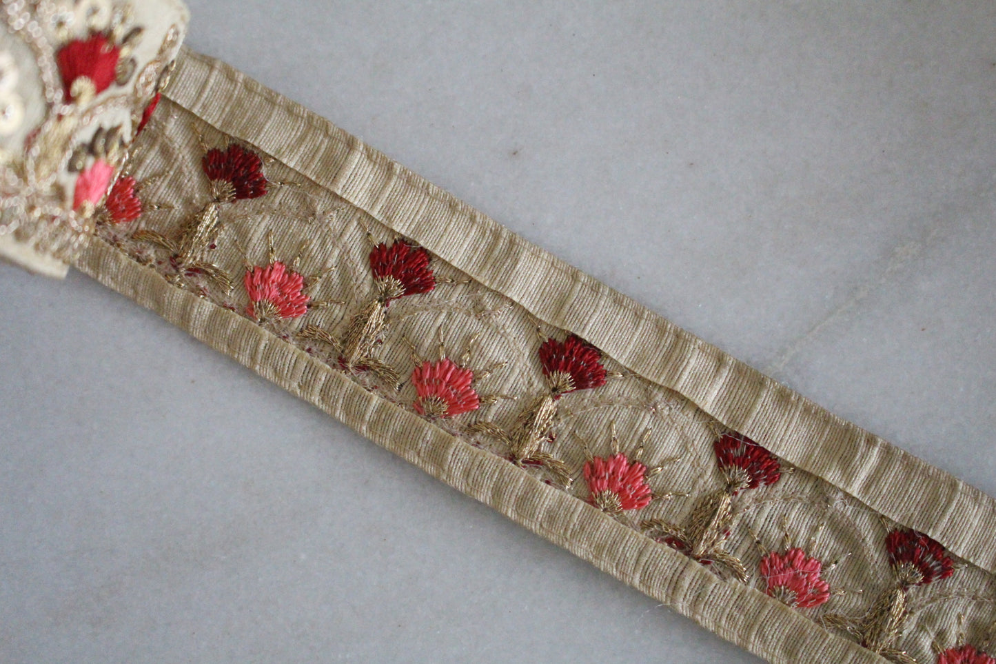 Flower Garden  ( Beige × Pink - 3 )