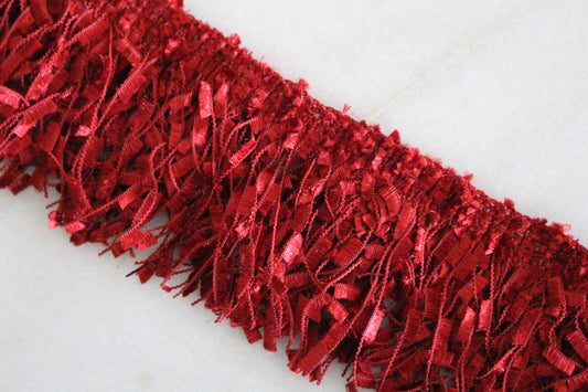 Unique Ribbons ( Fluffy Red - 1 )