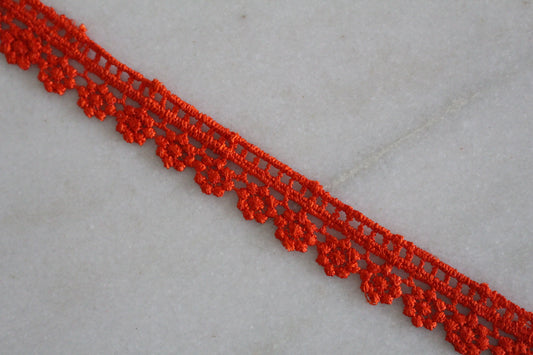 Unique Ribbon ( Red Flower Mini - 1 )