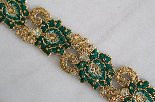 Unique Ribbons  ( Gold × Green - 1 )