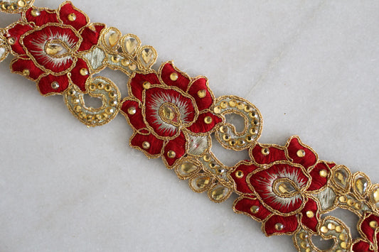 Unique Ribbons  ( Gold × Red - 1 )