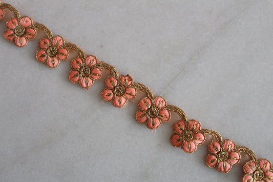 Unique Ribbon ( Pink Flower - 2 )