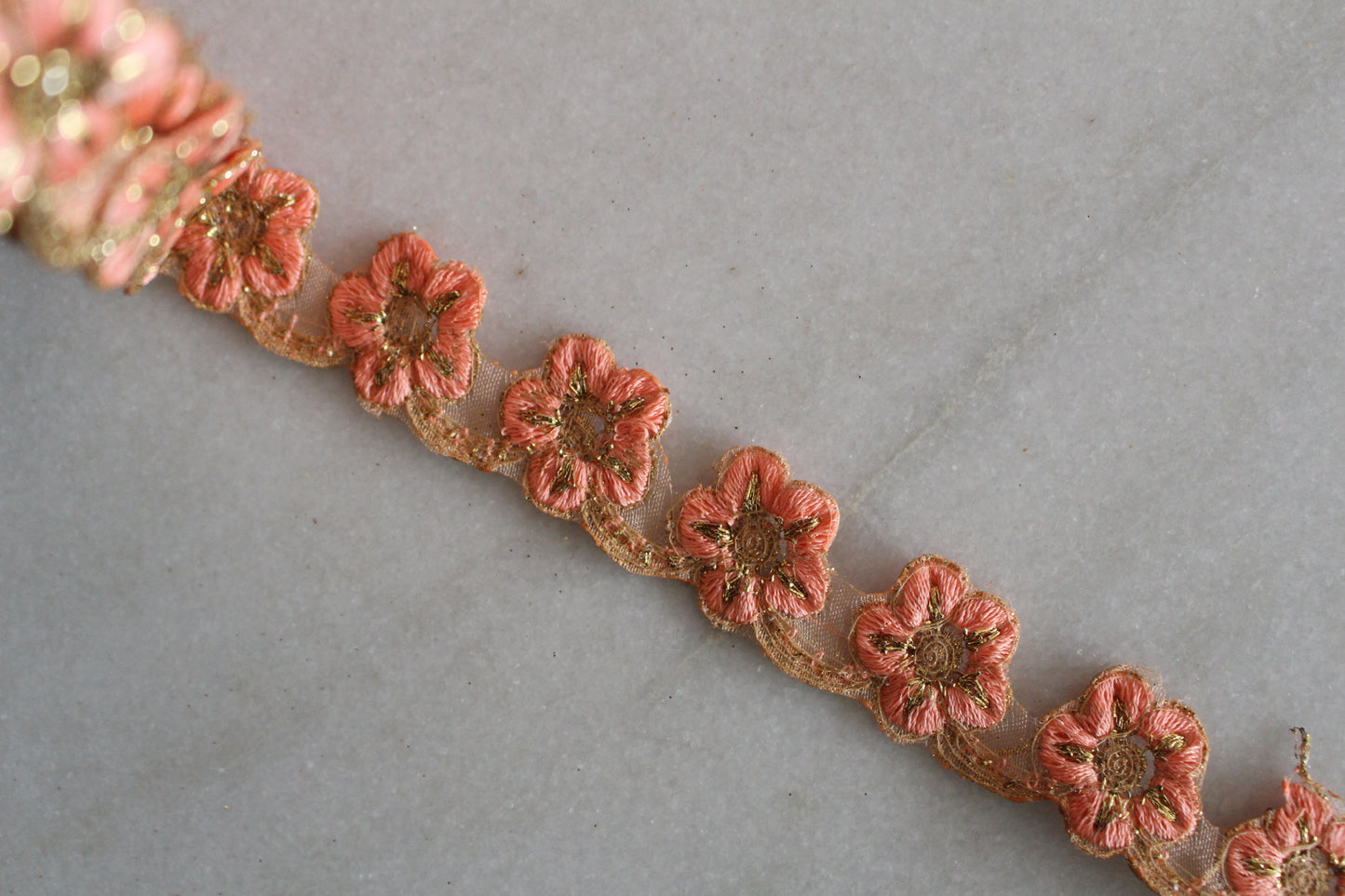 Unique Ribbon ( Pink Flower - 2 )