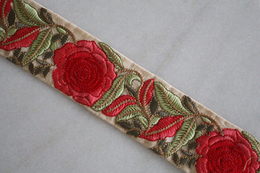 Flower Garden  ( Beige × Red Flower - 1 )