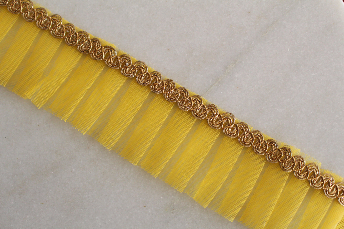 Unique Ribbon ( Tutu Deep Yellow - 4 )