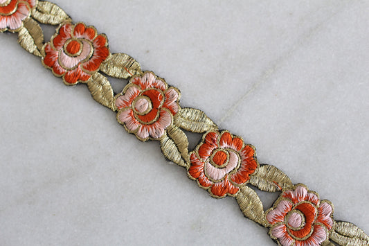 Flower ( Iron-on Orange - 11426 )