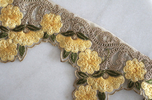 Flower Garden ( Unique Yellow - 11424 )